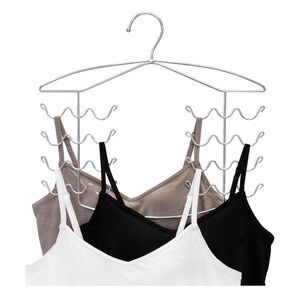 Chrome 1-Piece Women’s Bra Sport Tank Camisole Hanger Closet Organizer